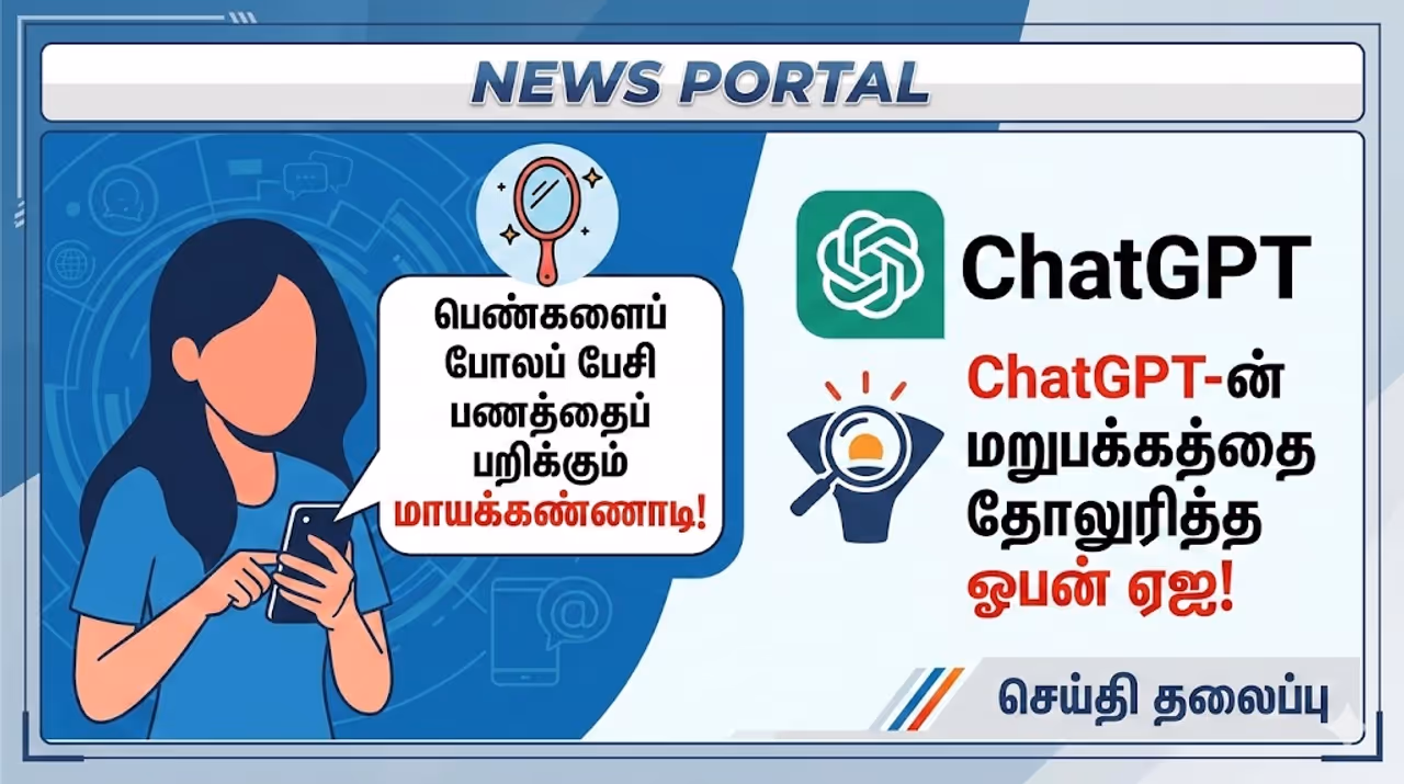 ChatGPT செயற்கை நுண்ணறிவும் அதன் மறுபக்கமும்: OpenAI இன் அதிர்ச்சி அறிக்கை ChatGPT செயற்கை நுண்ணறிவும் அதன் மறுபக்கமும்: OpenAI இன் அதிர்ச்சி அறிக்கை