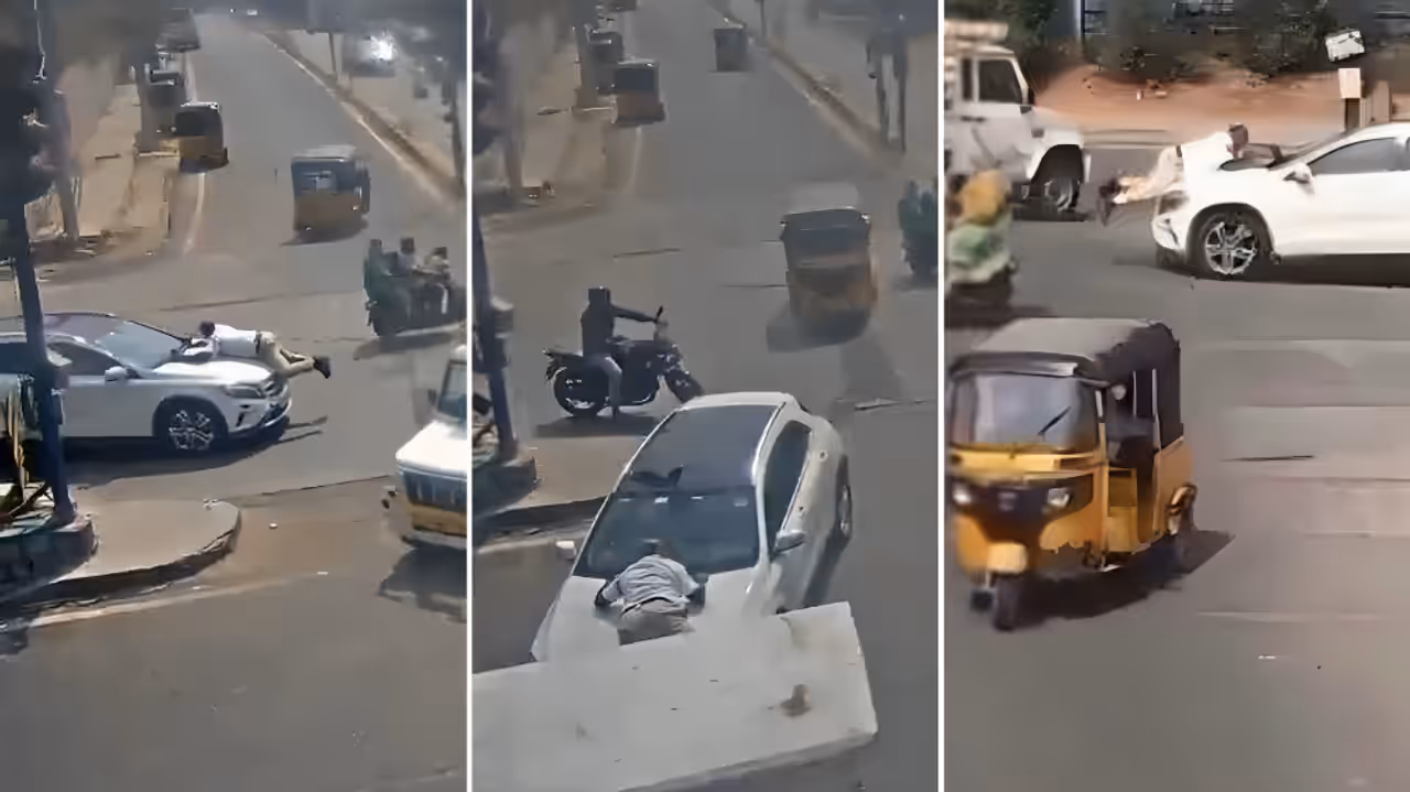 Accident and arrest in Hyderabad Accident and arrest in Hyderabad