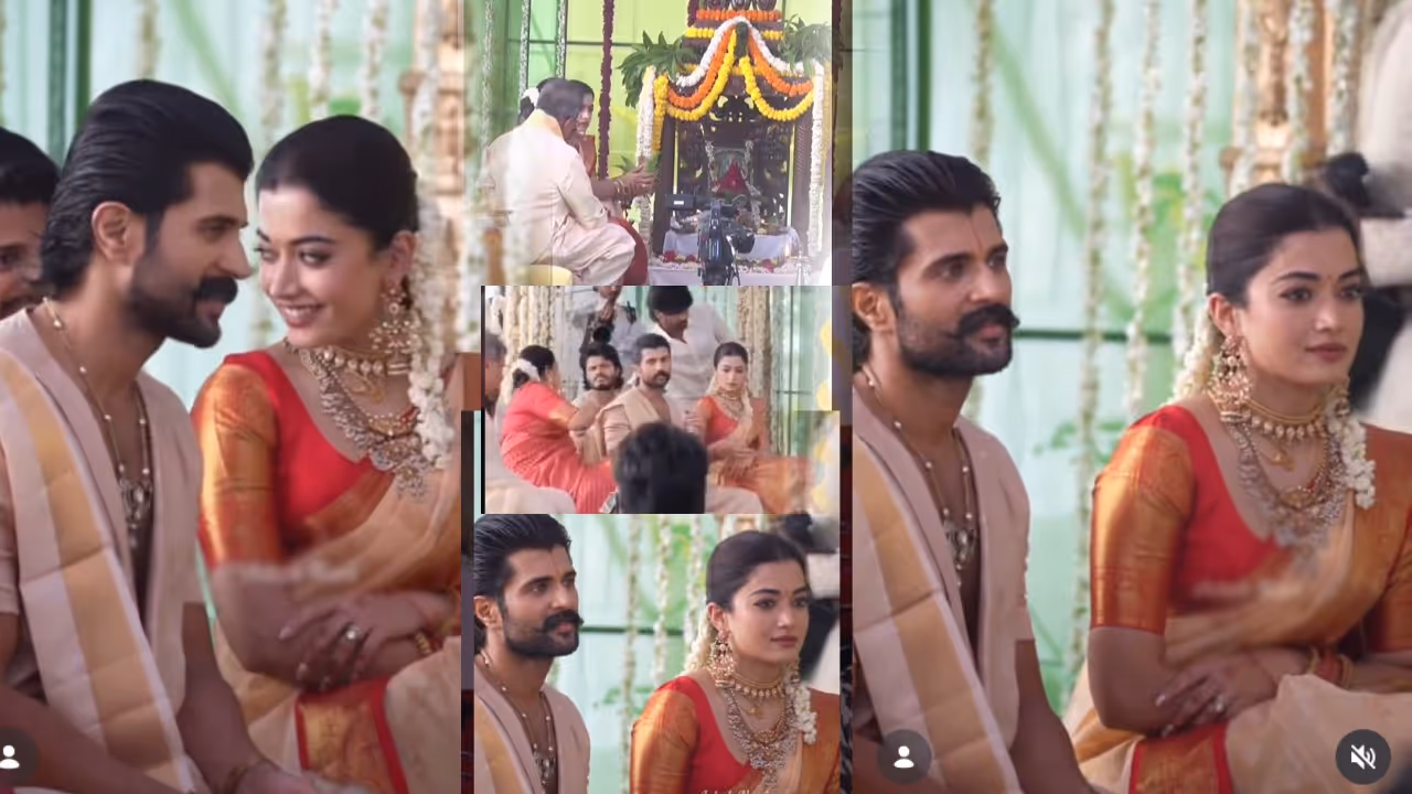 ನವದಂಪತಿಯಿಂದ ಪೂಜೆ ನವದಂಪತಿಯಿಂದ ಪೂಜೆ