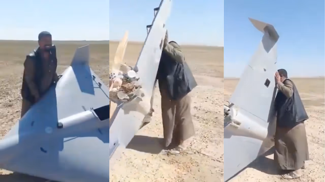 इराक में बिना फटे मिला अमेरिकी ‘कामिकेज़’ ड्रोन? इराक में बिना फटे मिला अमेरिकी ‘कामिकेज़’ ड्रोन?