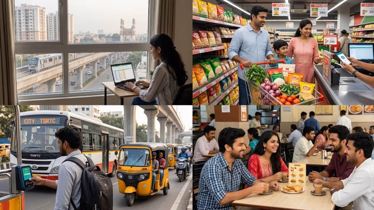 హైదరాబాద్లో జీవన వ్యయం కాస్త తక్కువ హైదరాబాద్లో జీవన వ్యయం కాస్త తక్కువ