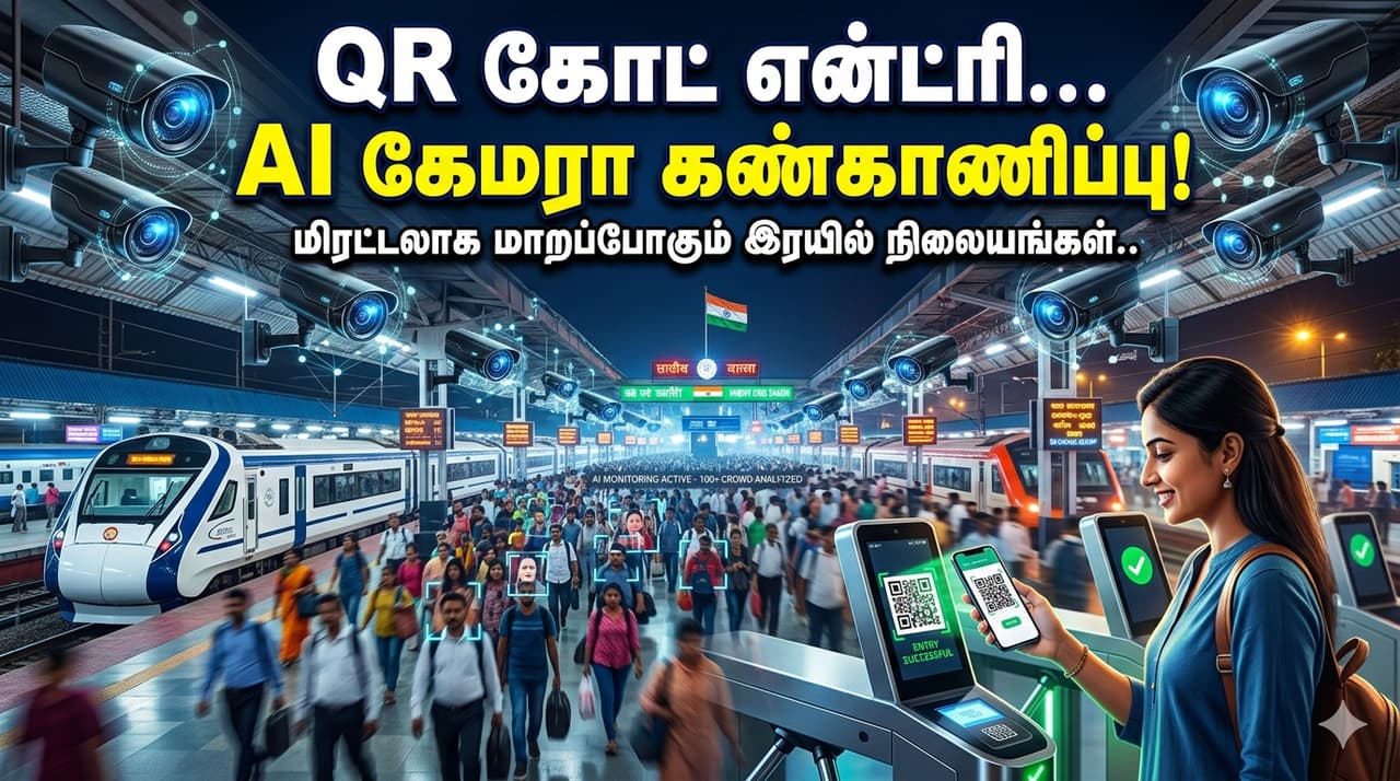 நவீனமயமாகும் ரயில் நிலையங்கள்.. நவீனமயமாகும் ரயில் நிலையங்கள்..