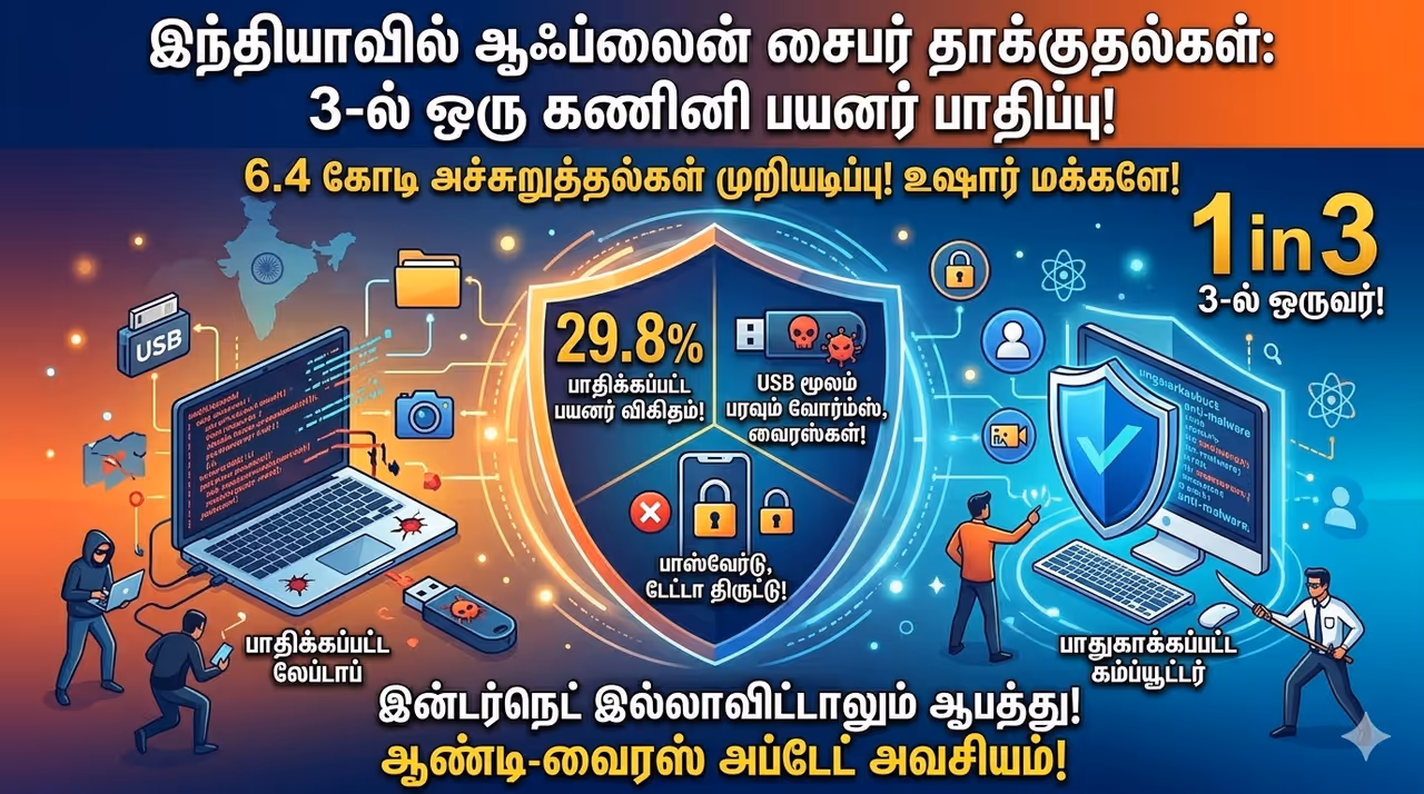 cyberattacks இணையம் இல்லையென்றாலும் திருடு போகும் டேட்டா! cyberattacks இணையம் இல்லையென்றாலும் திருடு போகும் டேட்டா!