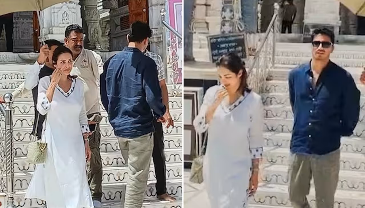 Malaika Arora Visits Jain Temple With Harsh Malaika Arora Visits Jain Temple With Harsh