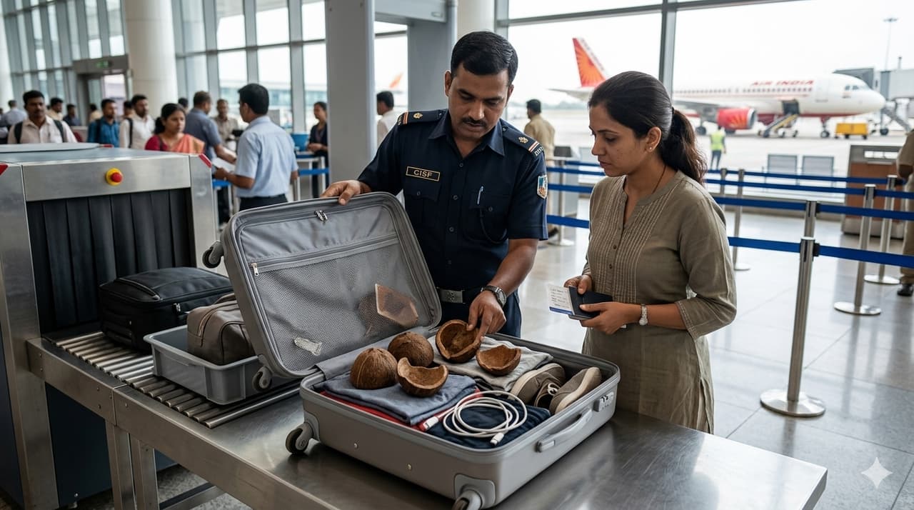 పవర్ బ్యాంక్ నుంచి థర్మామీటర్ వరకు.. విమానంలో నిషేధించిన వస్తువుల లిస్ట్ ఇదే పవర్ బ్యాంక్ నుంచి థర్మామీటర్ వరకు.. విమానంలో నిషేధించిన వస్తువుల లిస్ట్ ఇదే