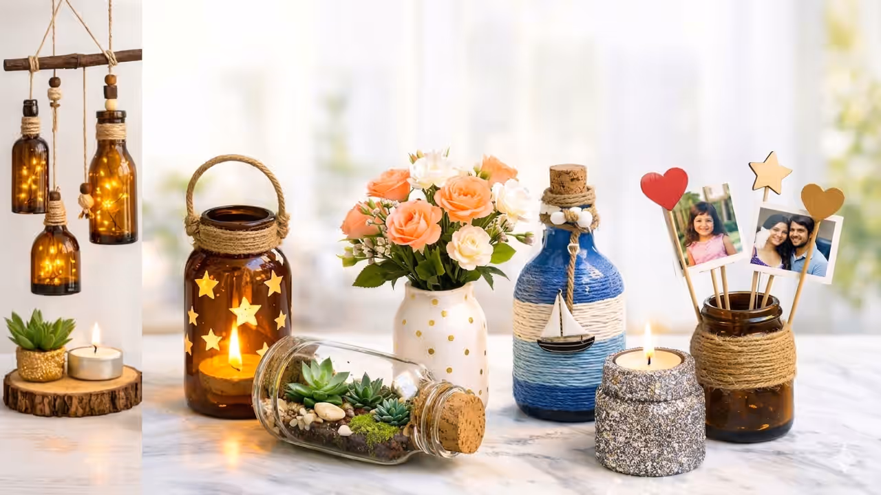 DIY Old Bottle Decoration Ideas DIY Old Bottle Decoration Ideas