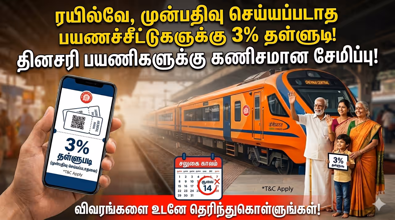 ரயில் பயணிகளுக்கு குட் நியூஸ்.. ரயில் பயணிகளுக்கு குட் நியூஸ்..