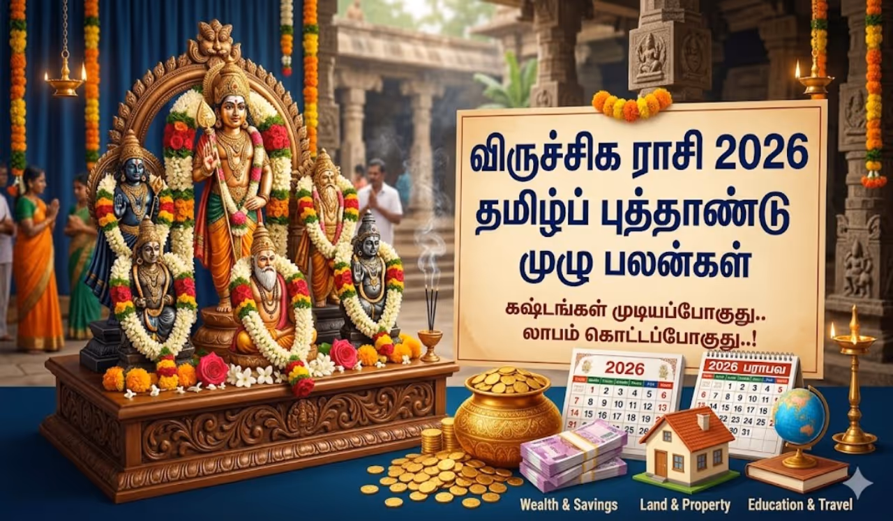 தமிழ்ப் புத்தாண்டு விருச்சிக ராசி பலன்கள் தமிழ்ப் புத்தாண்டு விருச்சிக ராசி பலன்கள்