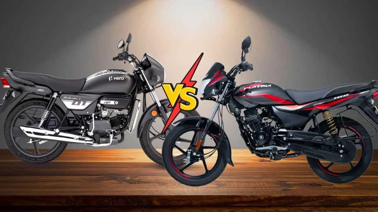 Hero Splendor Plus vs Bajaj Platina 100 Hero Splendor Plus vs Bajaj Platina 100
