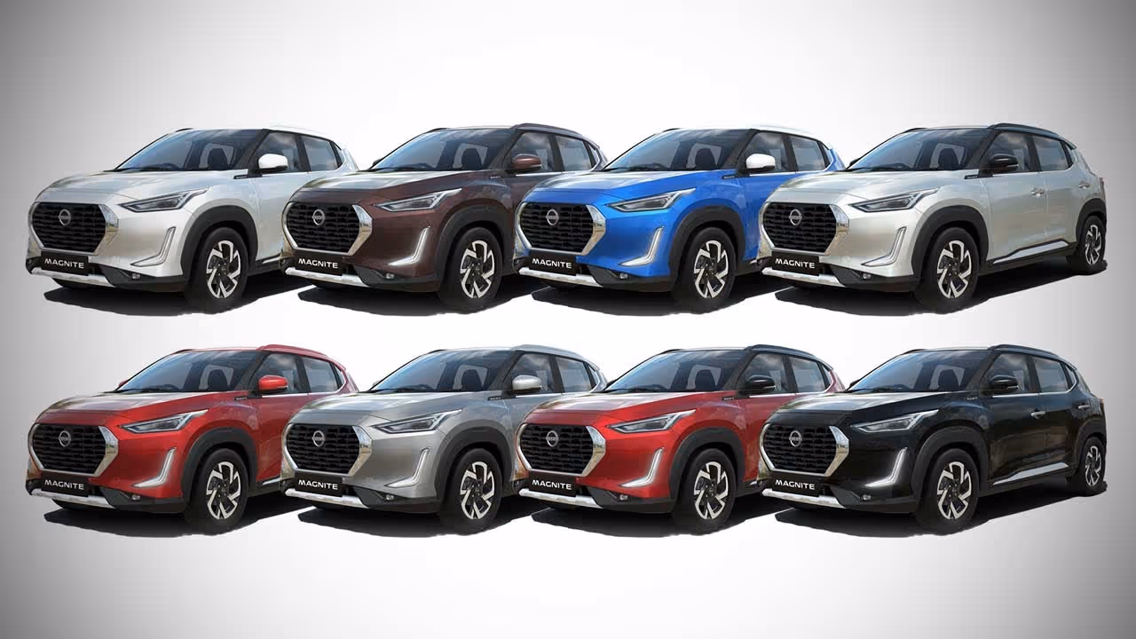 Nissan Magnite car New Color Nissan Magnite car New Color