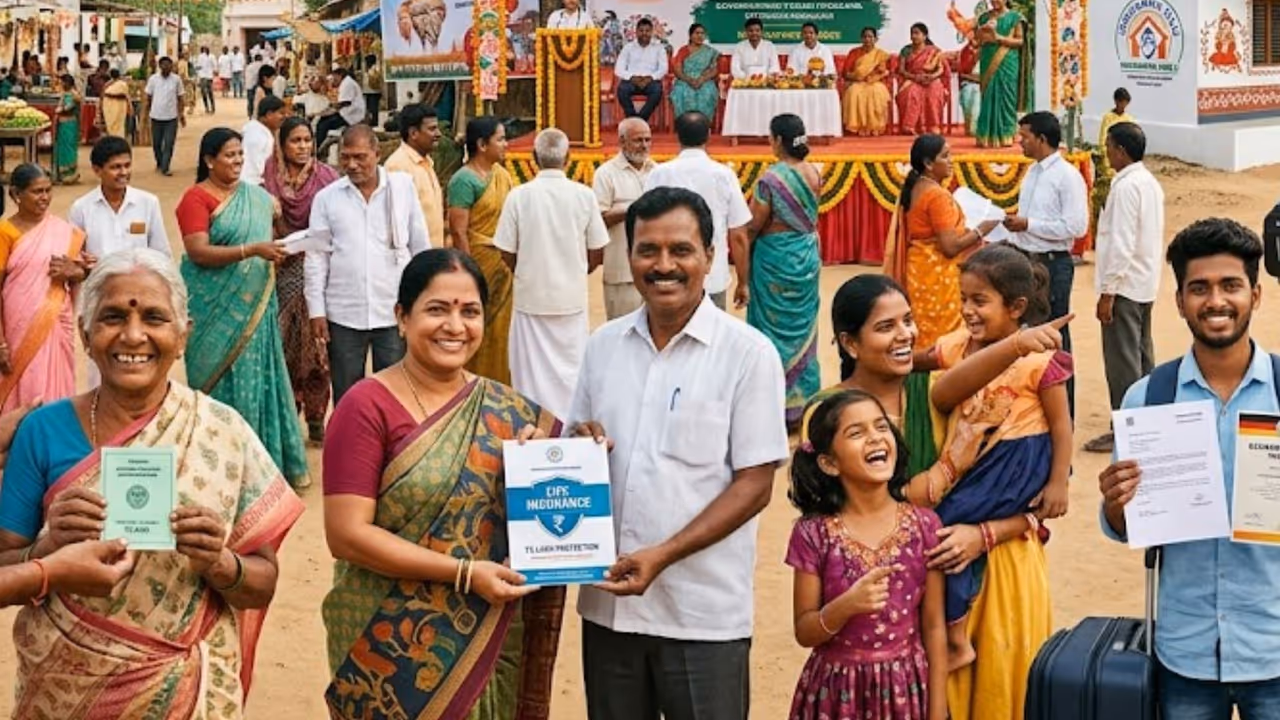 ఇందిరమ్మ కుటుంబ జీవిత భీమా పథకానికి శ్రీకారం ఇందిరమ్మ కుటుంబ జీవిత భీమా పథకానికి శ్రీకారం