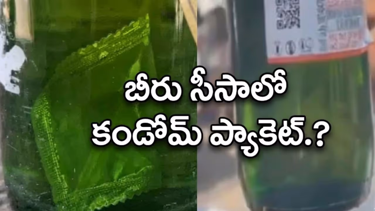 బీర్ బాటిల్లో చేపపిల్ల బీర్ బాటిల్లో చేపపిల్ల