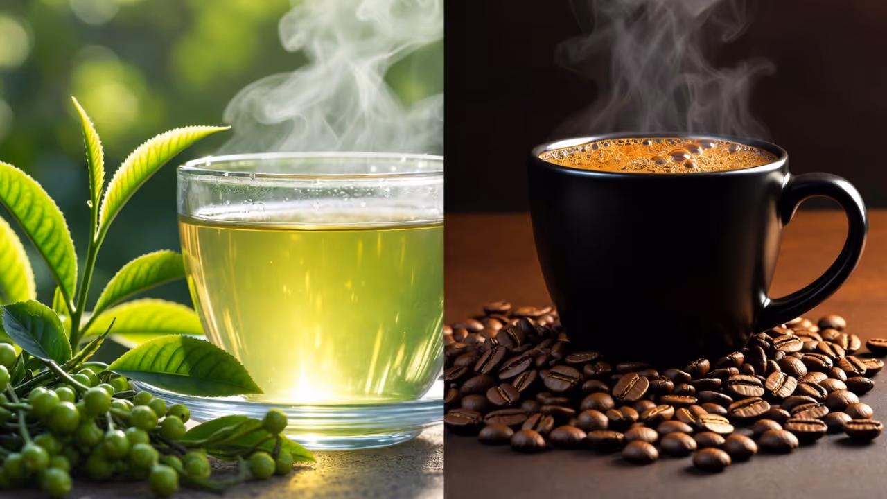 Green Tea vs Black Coffee Green Tea vs Black Coffee