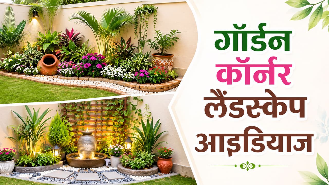 गार्डन के कॉर्नर को बनाएं खूबसूरत लैंडस्केप गार्डन के कॉर्नर को बनाएं खूबसूरत लैंडस्केप