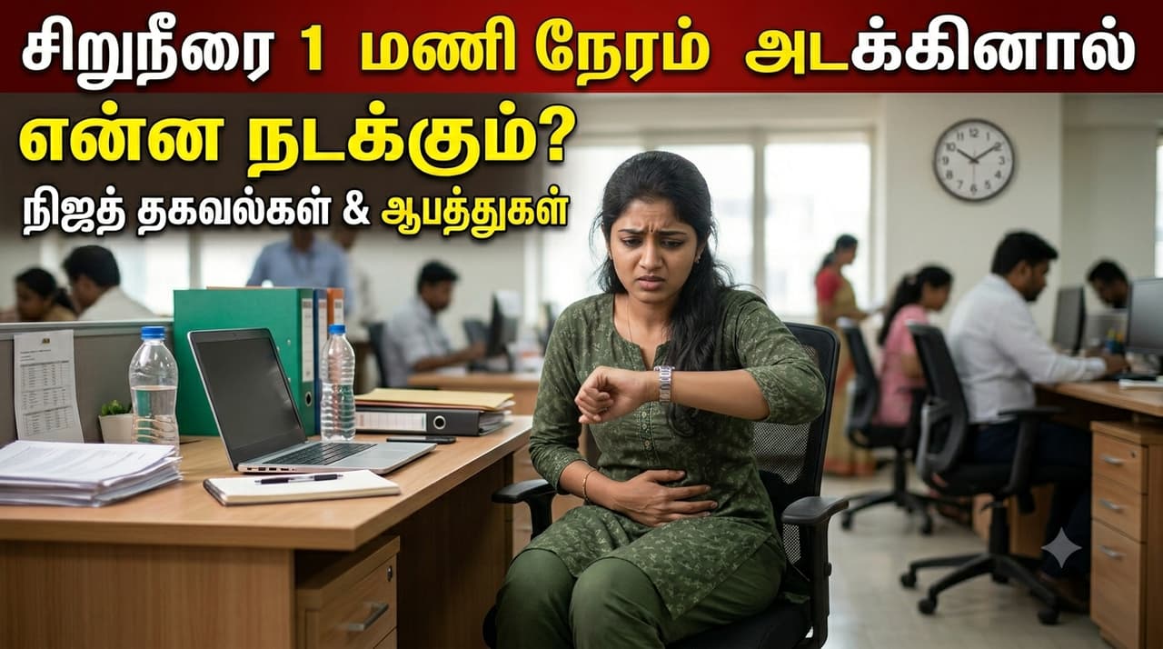 ஒரு மணி நேரம் சிறுநீரை அடக்கினால்.. ஒரு மணி நேரம் சிறுநீரை அடக்கினால்..