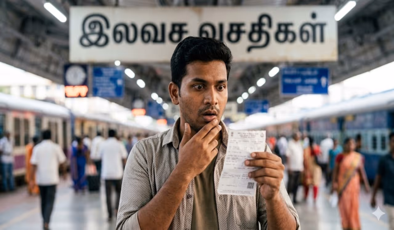 ரயில் பயணிகளுக்கு கிடைக்கும் 7 இலவச வசதிகள் ரயில் பயணிகளுக்கு கிடைக்கும் 7 இலவச வசதிகள்