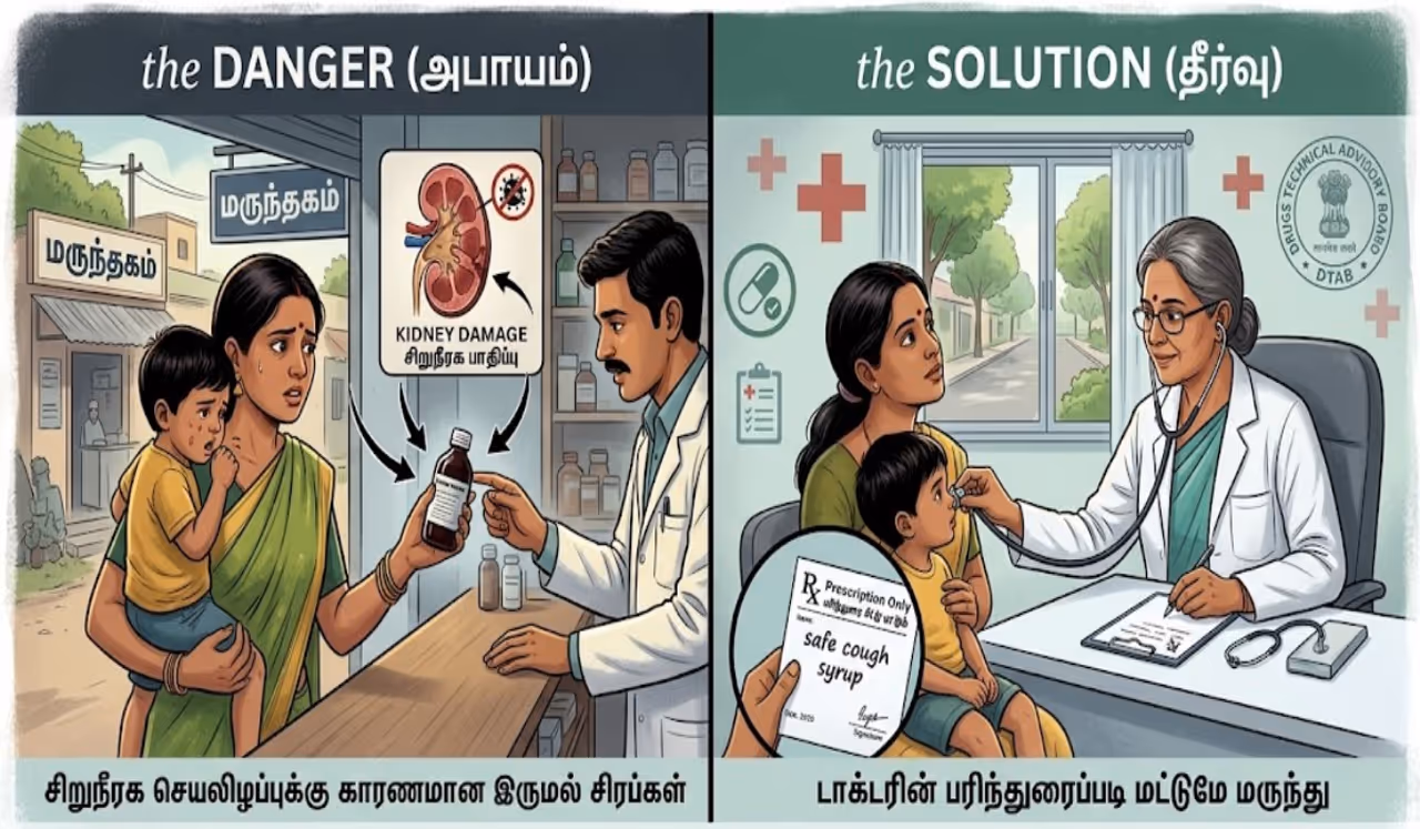 இருமல் சிரப் விற்பனைக்கு மத்திய அரசு புதிய கட்டுப்பாடு இருமல் சிரப் விற்பனைக்கு மத்திய அரசு புதிய கட்டுப்பாடு