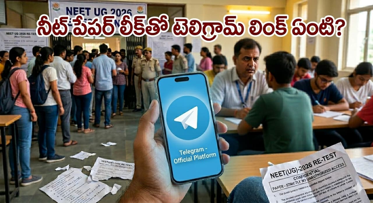 టెలిగ్రామ్ బ్యాన్: నీట్ పేపర్ లీకులకు, ఆ ఫీచర్కు లింకేంటి? టెలిగ్రామ్ బ్యాన్: నీట్ పేపర్ లీకులకు, ఆ ఫీచర్కు లింకేంటి?