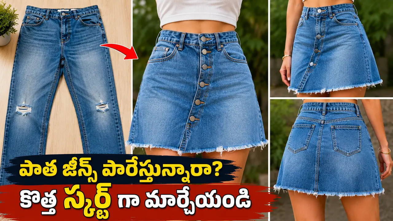 పాత జీన్స్ నే మళ్లీ కొత్తగా... పాత జీన్స్ నే మళ్లీ కొత్తగా...