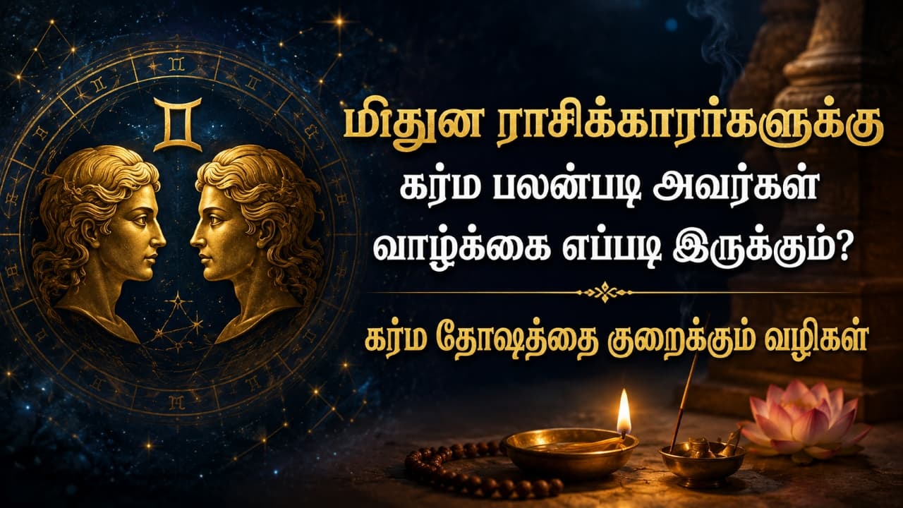மிதுன ராசி கர்ம பலன் Mithuna Rasi Karma Palan மிதுன ராசி கர்ம பலன் Mithuna Rasi Karma Palan