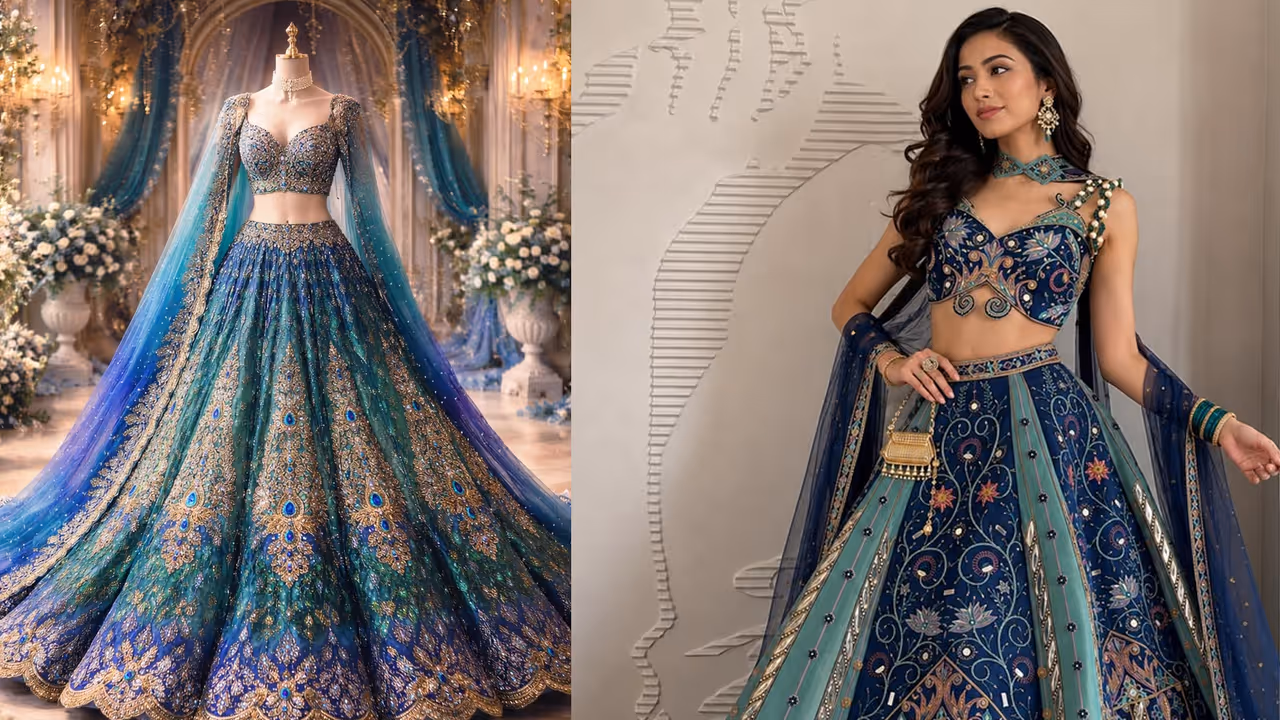 Colourful Lehenga Designs Colourful Lehenga Designs