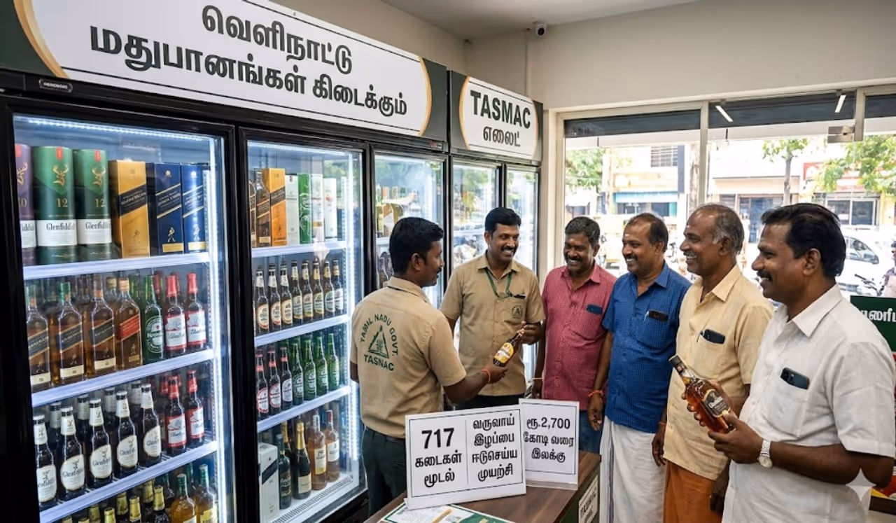 717 டாஸ்மாக் கடைகள் மூடல் 717 டாஸ்மாக் கடைகள் மூடல்