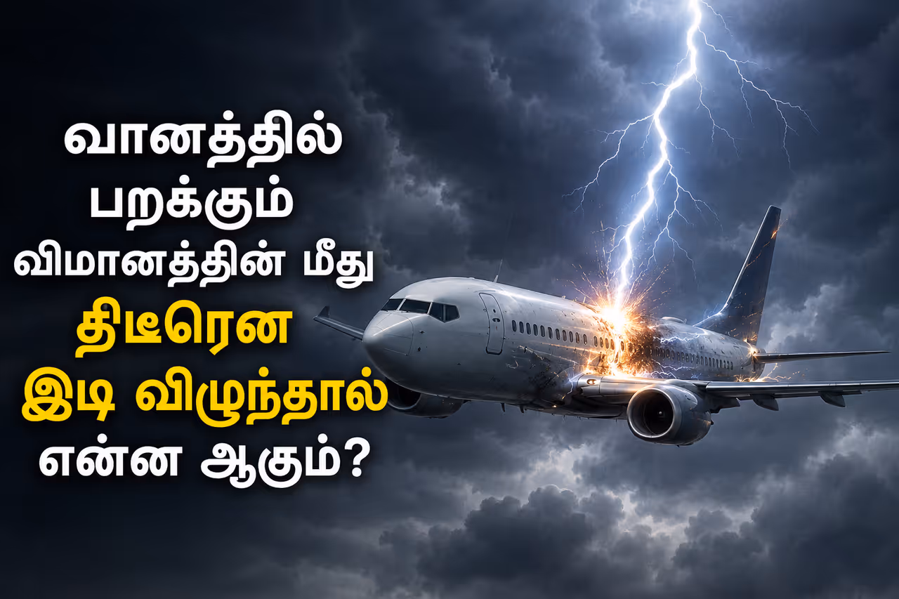 விமானம் மீது மின்னல் தாக்கினால் என்னவாகும்? விமானம் மீது மின்னல் தாக்கினால் என்னவாகும்?
