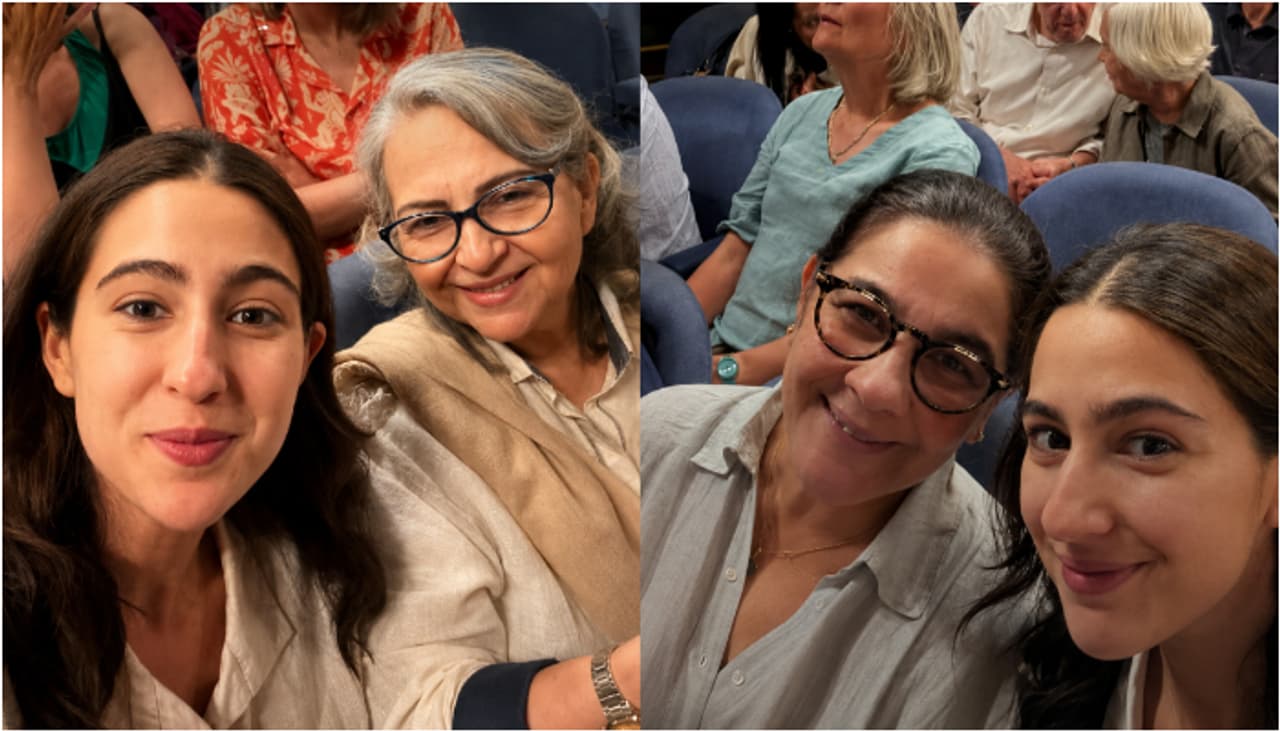 Sara Ali Khan With Mom Amrita Singh, Grandmom Sharmila Tagore Sara Ali Khan With Mom Amrita Singh, Grandmom Sharmila Tagore