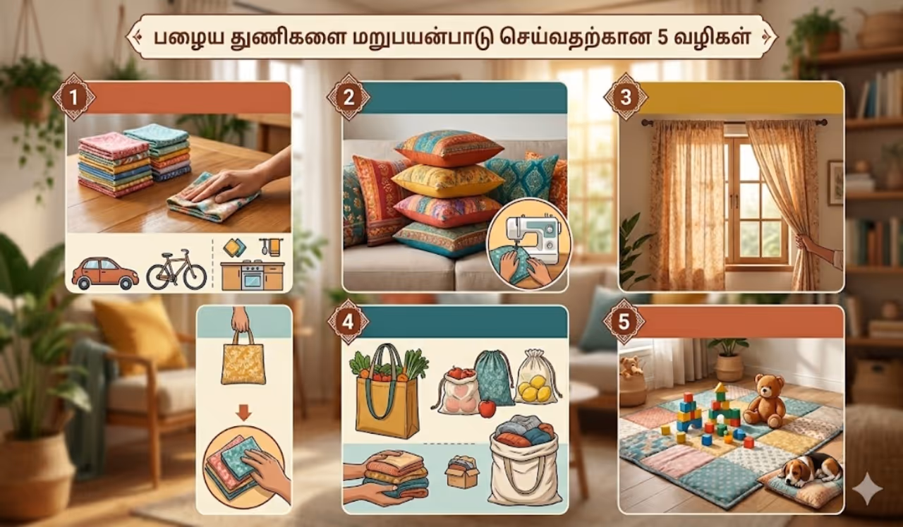 பழைய பெட்ஷீட்டை மீண்டும் பெஸ்ட்டாக மாற்றலாம் பழைய பெட்ஷீட்டை மீண்டும் பெஸ்ட்டாக மாற்றலாம்