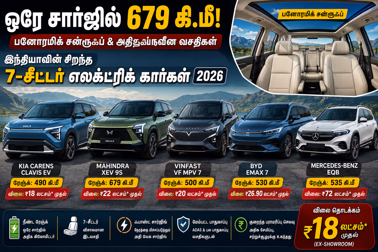 டாப் ரேஞ்ச் 7 சீட்டர் கார்கள் டாப் ரேஞ்ச் 7 சீட்டர் கார்கள்