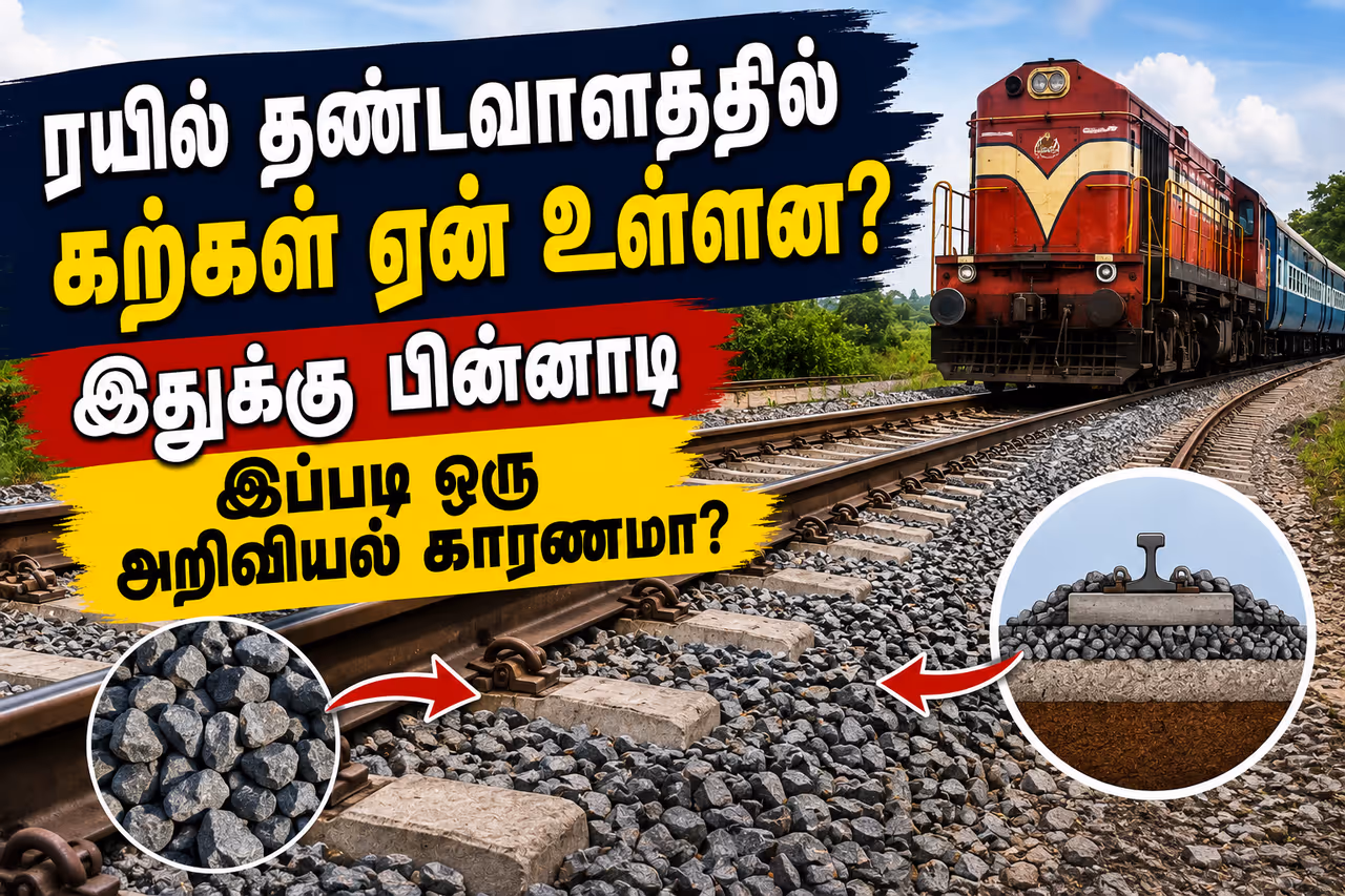 முதல் காரணம் : தண்டவாளங்களை நிலையாக வைத்திருத்தல் முதல் காரணம் : தண்டவாளங்களை நிலையாக வைத்திருத்தல்