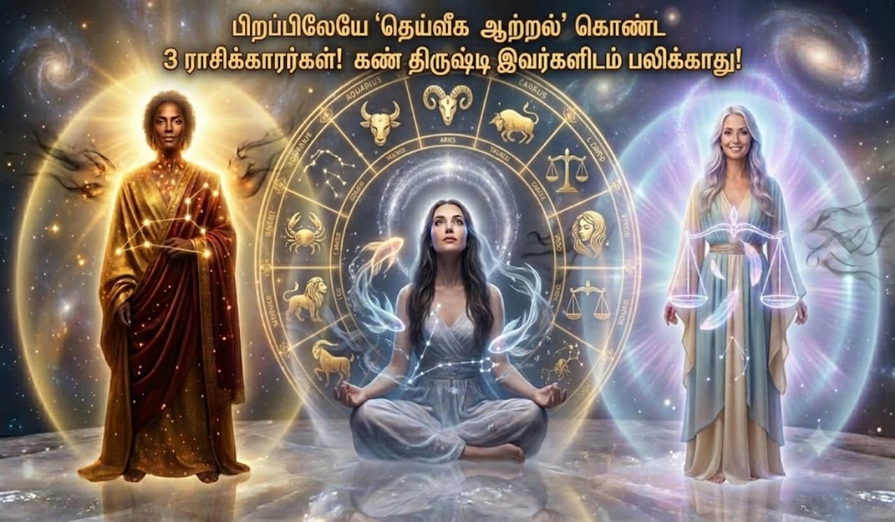 பிறப்பிலேயே தெய்வீக ஆற்றல் கொண்ட 3 ராசிகள் பிறப்பிலேயே தெய்வீக ஆற்றல் கொண்ட 3 ராசிகள்
