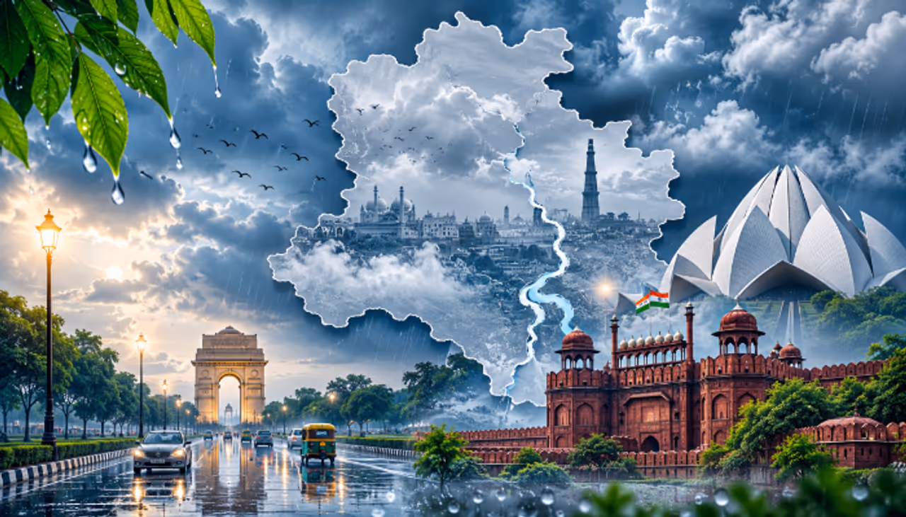 Delhi NCR to Witness Pleasant Weather with Rain and Strong Winds Delhi NCR to Witness Pleasant Weather with Rain and Strong Winds
