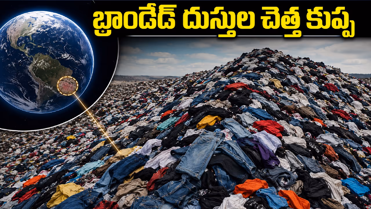 బ్రాండెడ్ దుస్తుల చెత్త కుప్ప బ్రాండెడ్ దుస్తుల చెత్త కుప్ప
