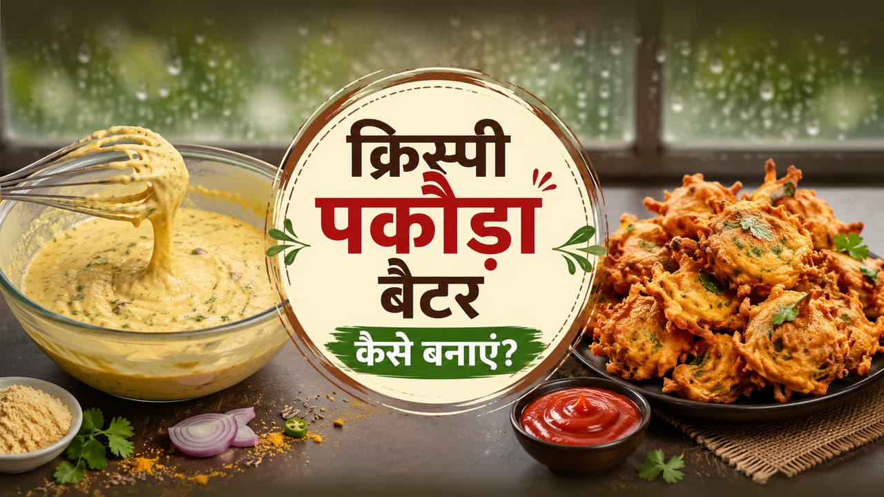 एक बैटर से बनाएं डिफरेंट टाइप पकौड़े एक बैटर से बनाएं डिफरेंट टाइप पकौड़े