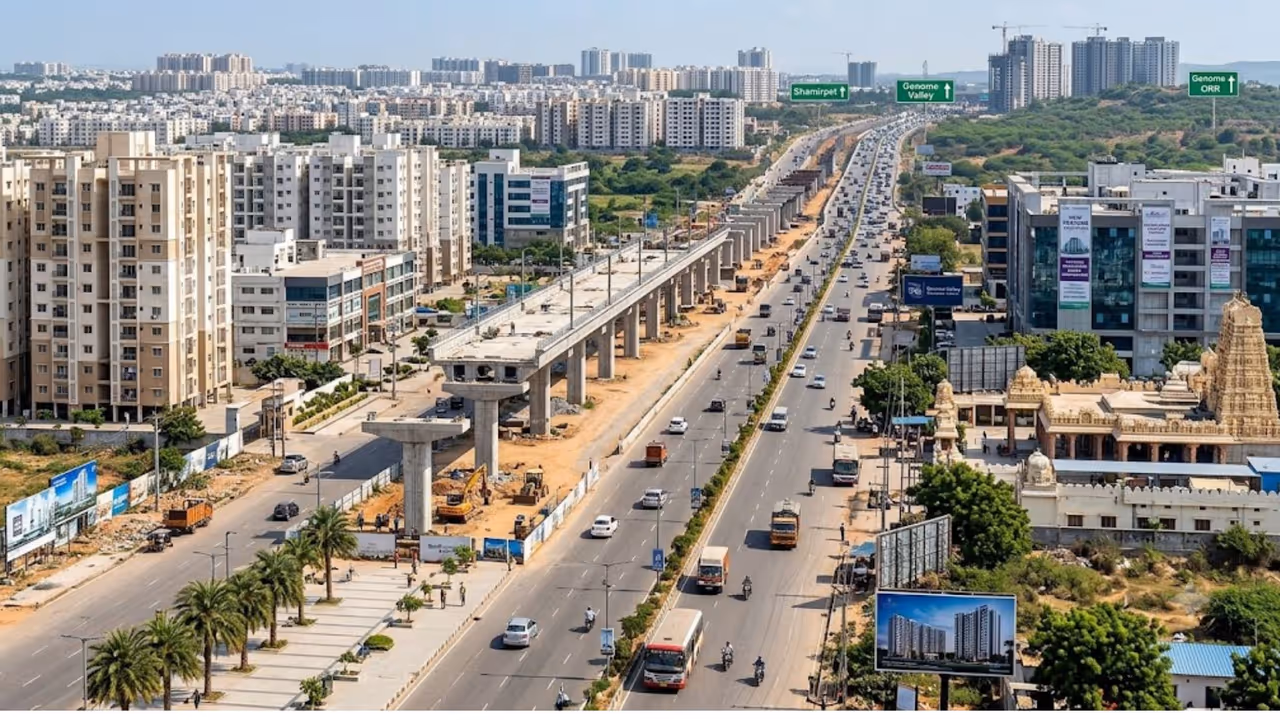 హైదరాబాద్ లో రియల్ ఎస్టేట్ జోరు హైదరాబాద్ లో రియల్ ఎస్టేట్ జోరు
