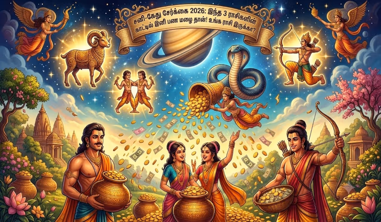 சனி கேது சேர்க்கையால் ஷடாஷ்டக யோகம் சனி கேது சேர்க்கையால் ஷடாஷ்டக யோகம்