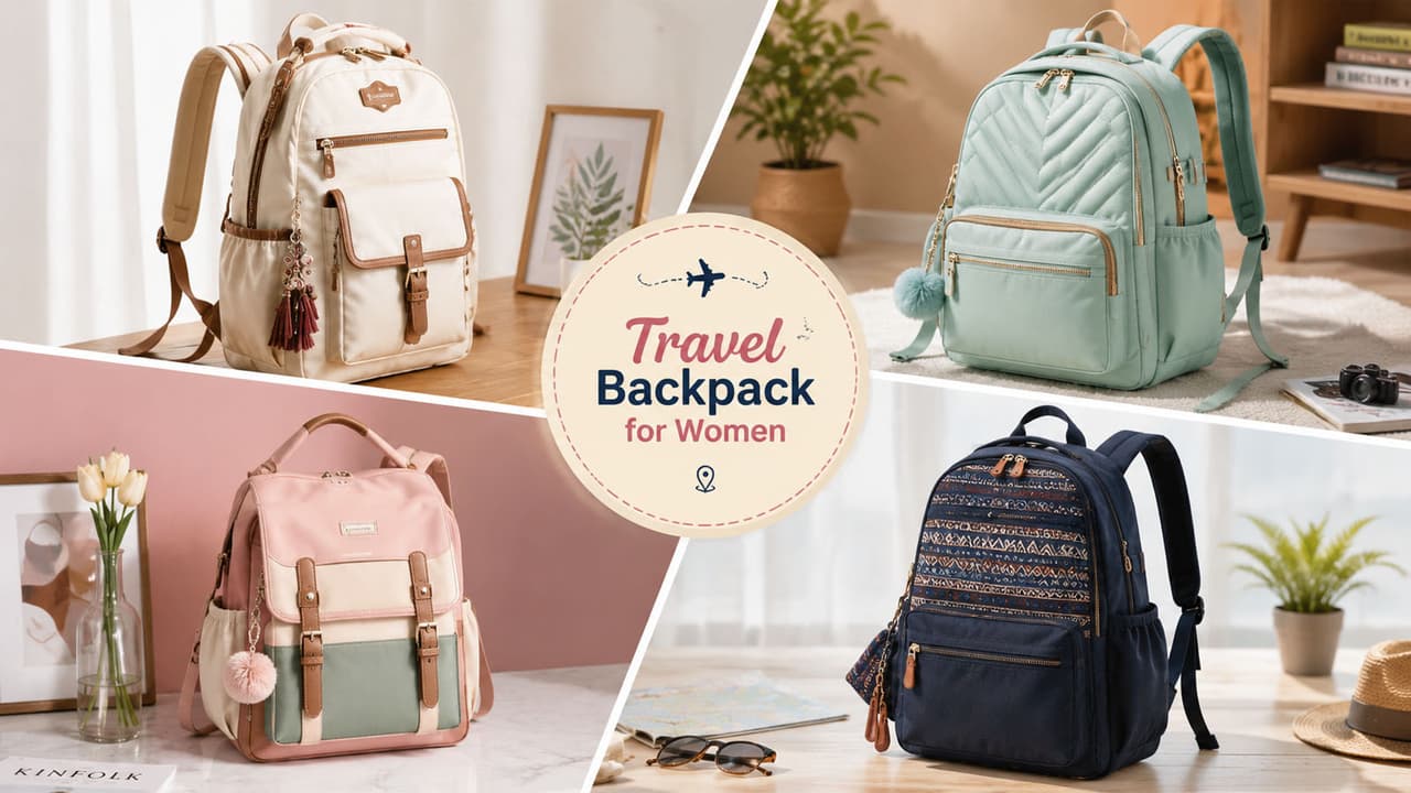 Travel Backpack for Women : ट्रैवल बैगपैक मीडियम साइज, कम बजट में ज्यादा स्पेस वाले 6 डिजाइन Travel Backpack for Women : ट्रैवल बैगपैक मीडियम साइज, कम बजट में ज्यादा स्पेस वाले 6 डिजाइन