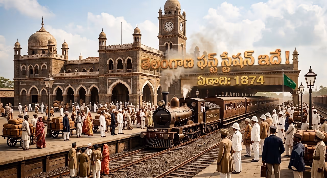తెలంగాణలో మొదటి రైలు ఎప్పుడు నడిచింది? ఆనాటి నిజాం రాజుల సీక్రెట్ స్టోరీ ఇదే తెలంగాణలో మొదటి రైలు ఎప్పుడు నడిచింది? ఆనాటి నిజాం రాజుల సీక్రెట్ స్టోరీ ఇదే