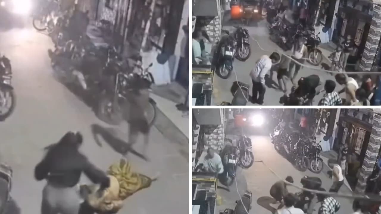 CCTV Captures Frightening Balcony Fall in Surat CCTV Captures Frightening Balcony Fall in Surat
