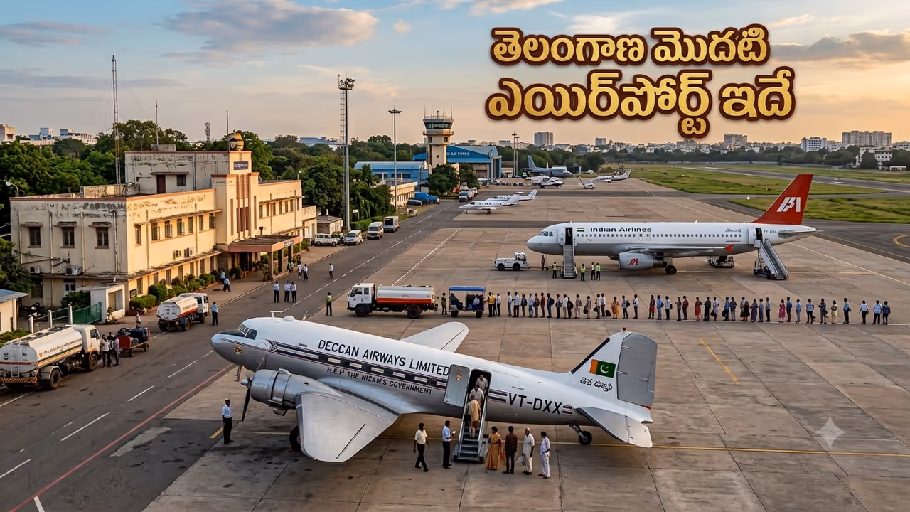 తెలంగాణ ఫస్ట్ ఎయిర్పోర్ట్ బేగంపేట హిస్టరీ తెలంగాణ ఫస్ట్ ఎయిర్పోర్ట్ బేగంపేట హిస్టరీ