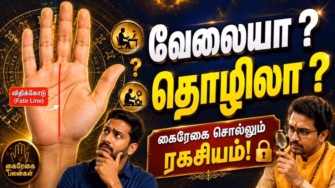 கைரேகையின் விதிக்கோடு கைரேகையின் விதிக்கோடு