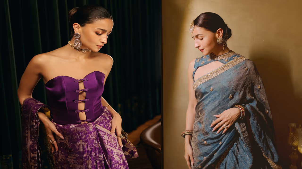 Alia's stunning sarees! Alia's stunning sarees!