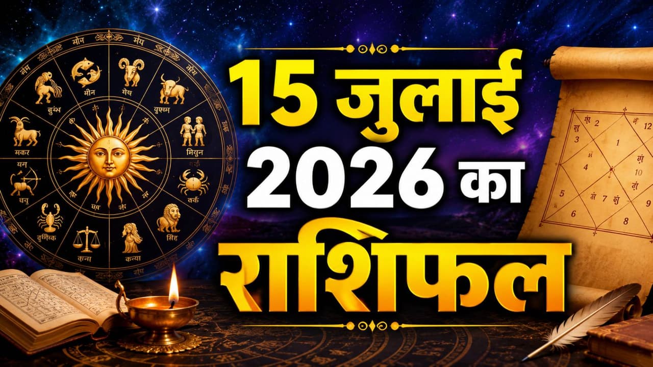 15 जुलाई 2026 का राशिफल 15 जुलाई 2026 का राशिफल