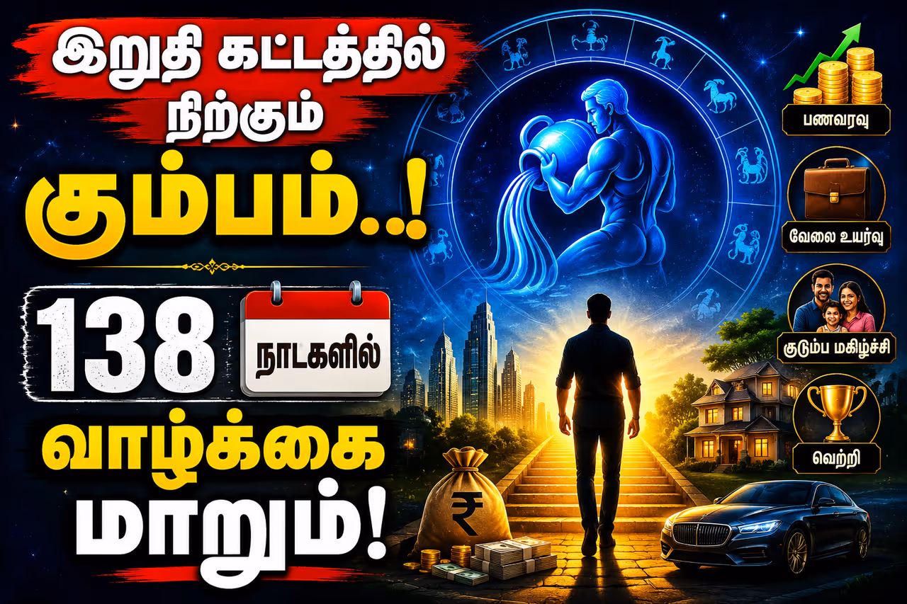 இறுதி கட்டத்தில் நிற்கும் கும்பம்..! இறுதி கட்டத்தில் நிற்கும் கும்பம்..!
