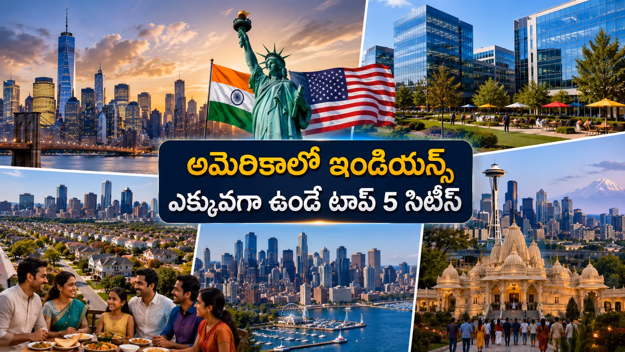 అమెరికాలో భారతీయులు ఎక్కువగా ఉండే నగరాలు ఇవే అమెరికాలో భారతీయులు ఎక్కువగా ఉండే నగరాలు ఇవే