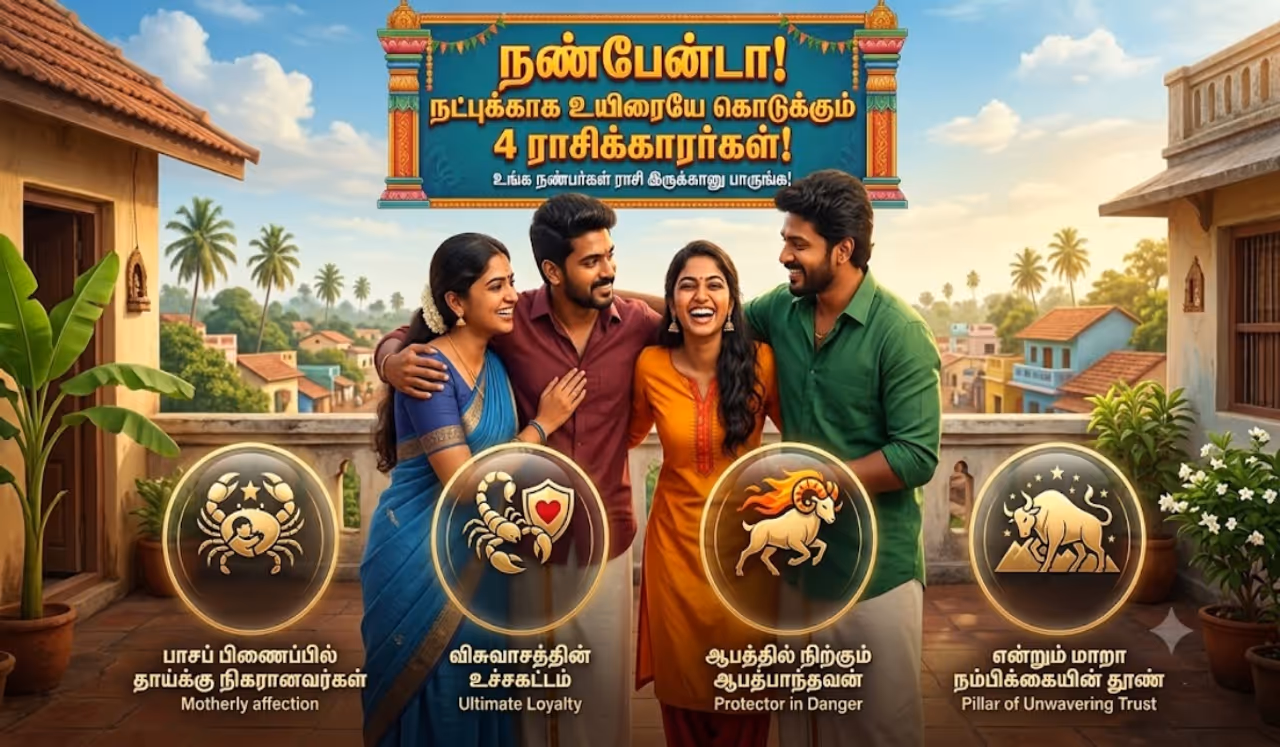 நண்பர்களுக்காக உயிரையே கொடுக்கும் 4 ராசிக்காரர்கள் நண்பர்களுக்காக உயிரையே கொடுக்கும் 4 ராசிக்காரர்கள்