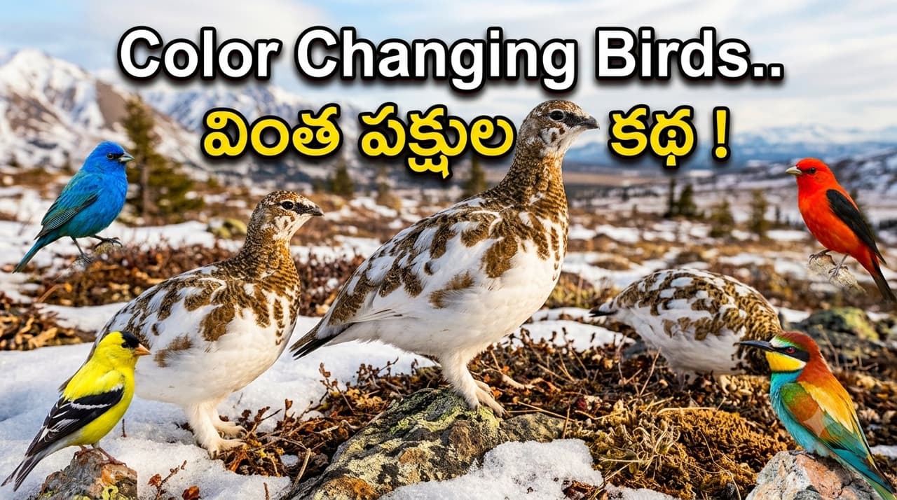 బతికేందుకు రంగులు మార్చే పక్షులు ఇవి బతికేందుకు రంగులు మార్చే పక్షులు ఇవి