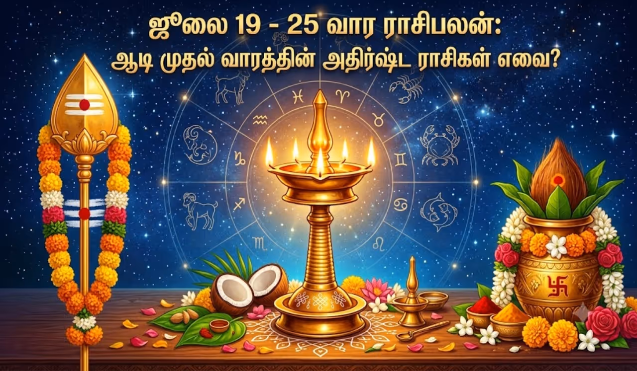 Weekly Horoscope ஜூலை 19 25 வார ராசிபலன் Weekly Horoscope ஜூலை 19 25 வார ராசிபலன்