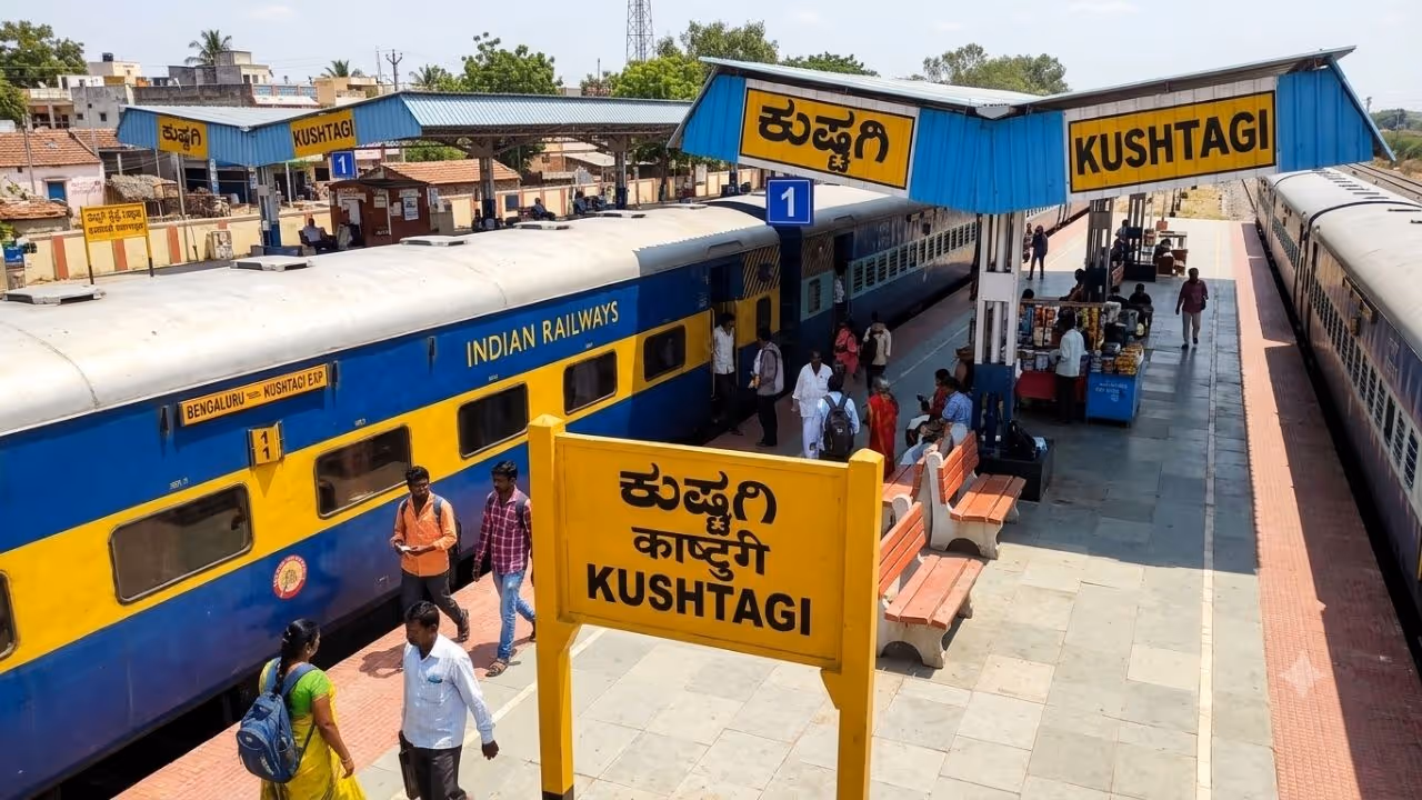 ಕುಷ್ಟಗಿಯಿಂದ ಬೆಂಗಳೂರಿಗೆ ನಿತ್ಯ ರೈಲು ಸಂಚಾರ ಕುಷ್ಟಗಿಯಿಂದ ಬೆಂಗಳೂರಿಗೆ ನಿತ್ಯ ರೈಲು ಸಂಚಾರ